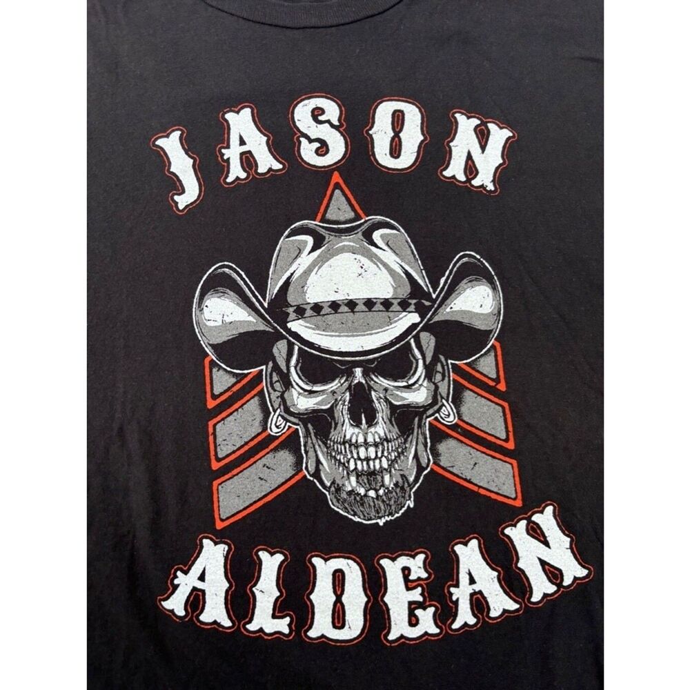 Jason Aldean "Six String Circus Tour 2016" T-Shirt | Men's Large Black Country M